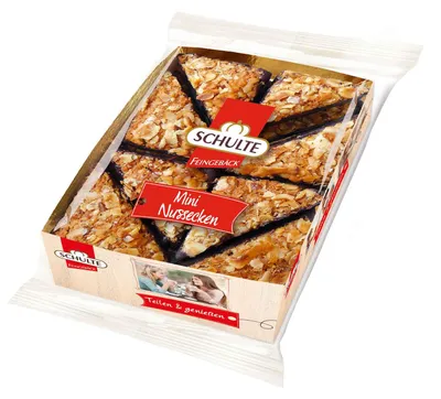 Produktbild von Schulte Mini-Nussecken, 175g