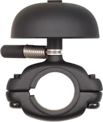 Produktbild von Fahrradklingel Crane Bell Co. Mini Karen Bell, All Black, Die Cast Mount, Retro Look, Ø 45mm
