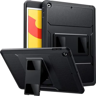 Image de Accezz Rugged Back Case pour l'Apple iPad 9 (2021) 10.2 inch / iPad 8 (2020) 10.2 inch / iPad 7 (2019) 10.2 inch - Zwart