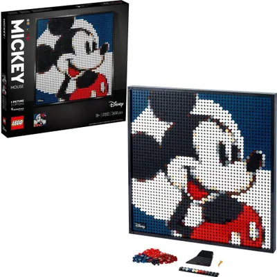 Zdjęcie produktu dla LEGO ART Disney's Mickey Mouse, Zestaw do budowania, 18 lat(a), Plastik, 2658 szt., 1,57 kg