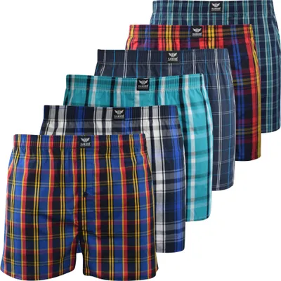 Produktbild von Kandor - "Hexster" Boxershorts für Herren(6er-Pack) BG1725 (XL) (Bunt)