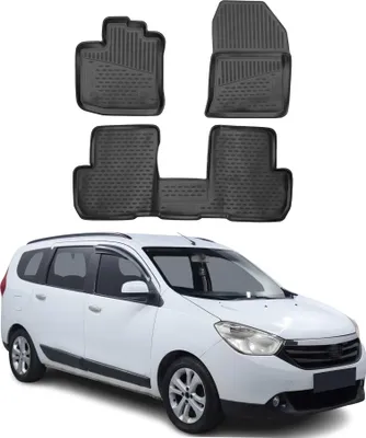 Immagine prodotto di 2012-2024 Dacia Lodgy tappetini TPE nero 4 pezzi
