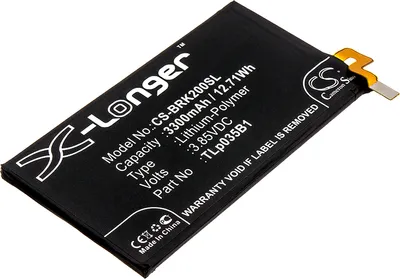 Produktbild von TECHTEK Akku Kompatibel mit [BlackBerry] BBF100-1, BBF100-2, BBF100-4, BBF100-6, BBF100-8, BBF100-9, KEY2 Ersetzt TLp035B1