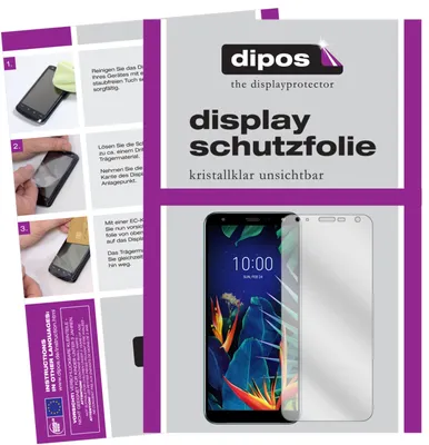 Produktbild von 2x Schutzfolie für LG K40 klar Displayschutzfolie Folie Display Schutz dipos