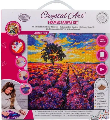 Imagen del producto de Kit de arte con diamantes "Craft Buddy", tamaño 30x30 cm