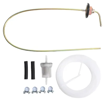 Image de Kit de tuyau vertical pour réservoir de carburant 1320399A, 650 x 5 mm, filtre de chauffage, collier de serrage, tuyauterie, pièce de rechange pour Eberspacher Webasto
