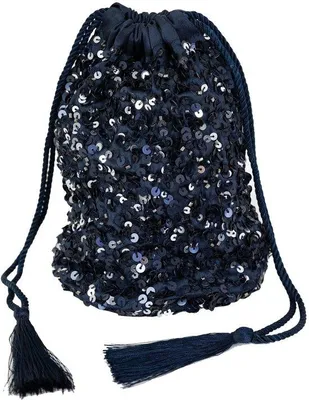 Produktbild von Marineblaue Glitzer Clutch mit Münztasche für Abendveranstaltung