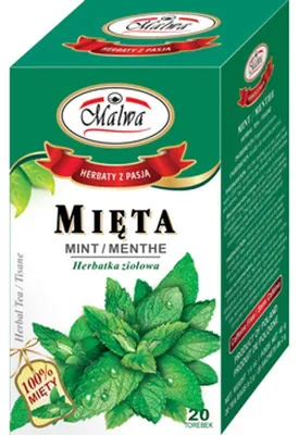 Zdjęcie produktu dla Malwa Herbata ziołowa mięta 20x2g