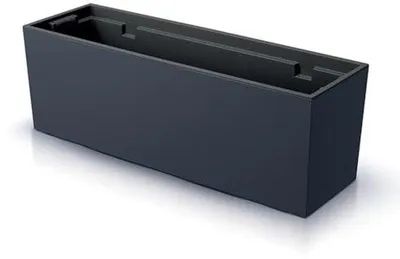 Produktbild von Rechteckige Pflanzschale Schwarz 20 cm Für Innen Und Außen