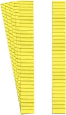 Produktbild von Markierungsstreifen 4mm B300xH32mm VE=10 Stück zitrone