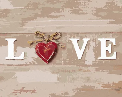 Immagine prodotto di Zuty - Pittura con diamanti - DECORAZIONE LOVE, 40x50 cm, senza cornice e senza tela