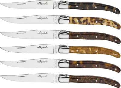 Produktbild von Laguiole Jean Dubost Steakmesser Acrylic 6 tlg.