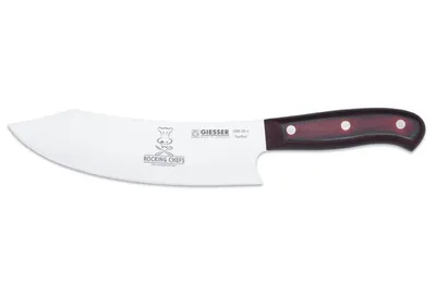 Produktbild von Giesser Messer 20 cm PremiumCut Micarta Chefs No 1 Rocking Chef Kochmesser BBQ