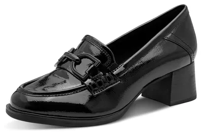Produktbild von Jana Damen Trotteur mit Blockabsatz, Black patent, 40