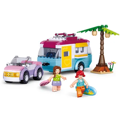 Zdjęcie produktu dla Sluban BLOCKS SLUBAN GIRLS DREAM BEACH CAMPER