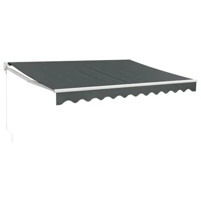 Produktbild von vidaXL Markise Einziehbar Anthrazit 3x2,5 m Stoff und Aluminium
