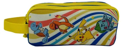 Obrázek produktu pro Pokémonové pouzdro na psací potřeby se dvěma přihrádkami a zipem