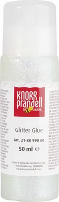 Produktbild von KNORR PRANDELL 218099000 Glitterfarbe Glitter Glue weiss