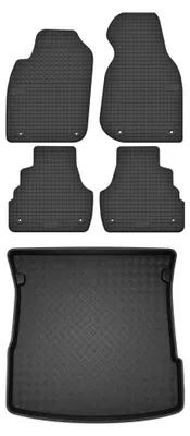 Obrázek produktu pro Gumové autokoberce SolidTread + vana kufru pro: Audi A6 C5 1997-2005 sedan 5 ks