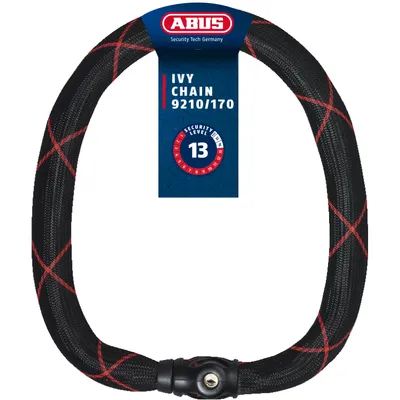 Produktbild von ABUS Kettenschloss Ivy Chain 9210 – Fahrradschloss aus gehärtetem Stahl – 10 mm dicke Kette – ABUS-Sicherheitslevel 13 – 170 cm