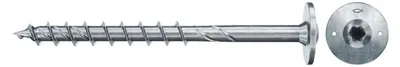 Produktbild von Fischer 566340, Schraube, Verzinkter Stahl, Holz, Zink, Teilgewinde, Flanschkopf