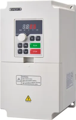 Produktbild von VEVOR Wechselrichter 7,5 PS, 5,5 kW, 25 A, 1/3-Phasen-Wechselstrom 220 V Eingang auf 3-Phasen-Wechselstrom 0–220 V, 0–2000 Hz Ausgang VFD zur Drehzahlregelung des Spindelmotors