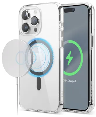 Produktbild von Elago MagSafe Hybrid Clear Case für iPhone 15 Pro Max Schwarz