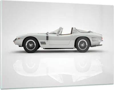 Produktbild von Bilder auf glas - Einteilig - Sportlich Auto Vintage - 120x80cm - Glasbilder - Wandbilder - Bilder - zum Aufhängen bereit - Wanddekoration aus Glas - Glas Bilder - Wandbild auf Glas - GAA120x80-4872