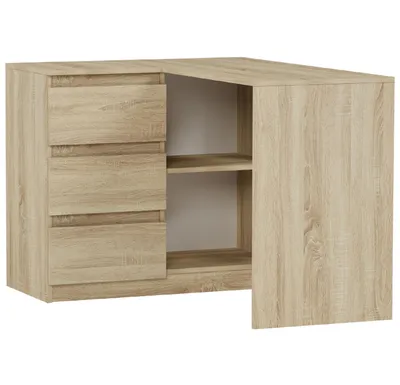 Produktbild von Schreibtisch - Eiche Sonoma - 112 x 87 x 76 cm - Modern N-4L