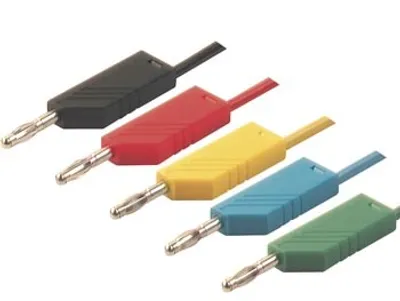 Produktbild von Hirschmann MESSLEITUNG 4 mm 100 cm - BLAU (MLN-SIL 100/1)