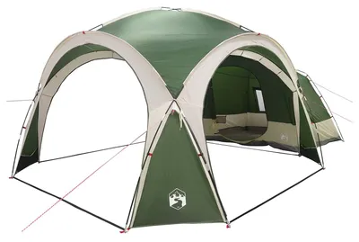 Immagine prodotto di vidaXL Tenda da giardino con tetto, verde, 410 x 410 x 250 cm, in poliestere e acciaio