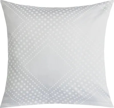 Produktbild von Baumwollsatin-Bezug - 40x40 cm - Weiß,Grau