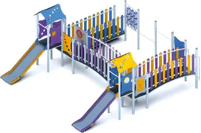 Produktbild von Kinderspielplatz OutdoorSpielbereich Spielpark Rutschbahn Spielbereich Exzellenz