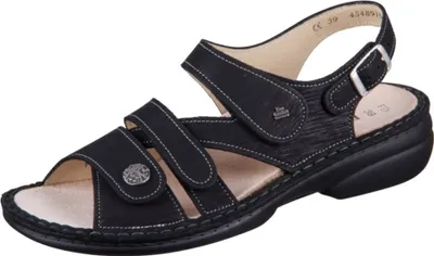 Produktbild von Finn Comfort Gomera Sandale 2562-816393, Astor (Nubukleder), schwarz 37