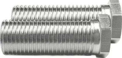 Produktbild von 2x Keenberk Hohl-Schraube, Länge 35 mm für Siebkorbventile M12 x 1,5 mm - universell passend für 1,5 und 3,5 Zoll Ventil-Abläufe