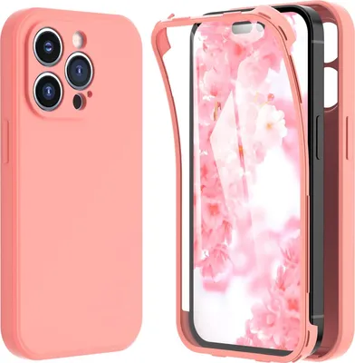 Immagine prodotto di Apple Iphone 14 Pro Max Custodia In Silicone Rosa + Protetto Schermo