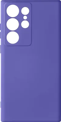 Immagine prodotto di Custodia in silicone parzialmente rigida per Samsung Galaxy S23 Ultra, colore viola, marca Avizar