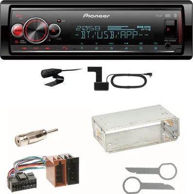Produktbild von Pioneer MVH-S520DAB USB FLAC Digitalradio Einbauset für Mercedes A C M Klasse