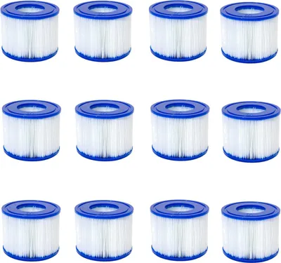 Produktbild von 12 Stück Bestway Filterkartusche Gr.6 Lay-Z-Spa 60311 Lay Z Spa Whirlpool Gr VI