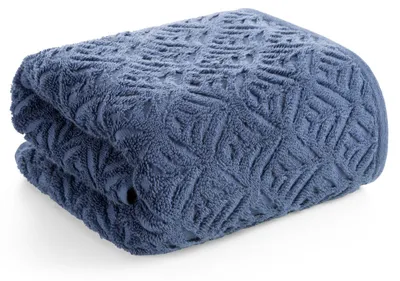 Zdjęcie produktu dla Ręcznik z bawełny egipskiej EGIPT2 70x140 granatowy tłoczony 610 g