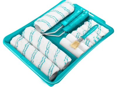 Imagen del producto de Total THT862302: Set de pintura de 14 piezas para trabajos de pintura interior
