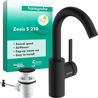 Zdjęcie produktu dla Mata pod baterię umywalkową Hansgrohe Zesis S czarna