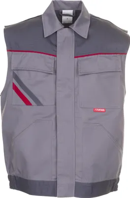 Produktbild von Größe S Herren Planam Highline Weste zink schiefer rot Modell 2361