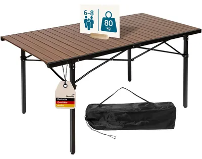Produktbild von Skandika Campingtisch Maikku 140 × 70 × 70