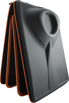 Produktbild von Packshi® Hemdentasche Knitterfreies Hemd Herren Hartschale Für Die Reise Hemden Transport Im Koffer Reisetasche Rucksack Kleidersack Mit Falthilfe Reise Geschenk für Männer Orange
