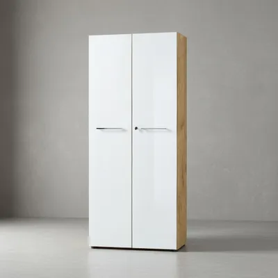 Aktenschrank 5 Ordnerhöhen Glasfront Büroschrank Modern_#sku_BARK4204_242#