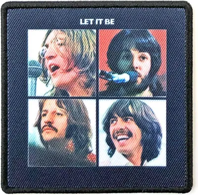 Immagine prodotto di The Beatles - Misura standard - Toppa con ferro "Let It Be" RO6637 (Taglia unica) (Multicolore)
