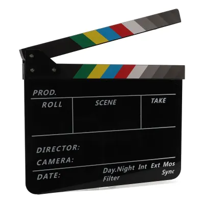 Immagine prodotto di Tabellone registi cinematografici, tabellone registi cinematografici, tabellone registi cinematografici, tabellone registi cinematografici in acrilico, tabellone clapper, tabellone film