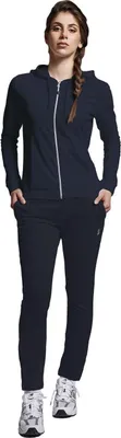 Produktbild von ATHL DPT. Damen Jogginganzug/Sportanzug mit Kapuze und Bündchen, Dunkelblau, Gr. L