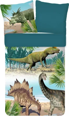 Produktbild von ESPiCO Bettwäsche Trendy Bedding Dino Multi Renforcé 135 cm x 200 cm